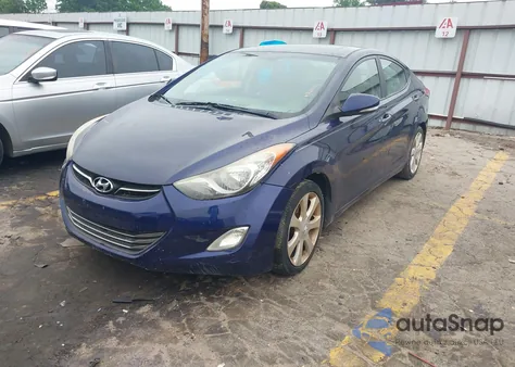 2012 Hyundai Elantra Limited from USA, damaged, VIN 5NPDH4AE0CH120139